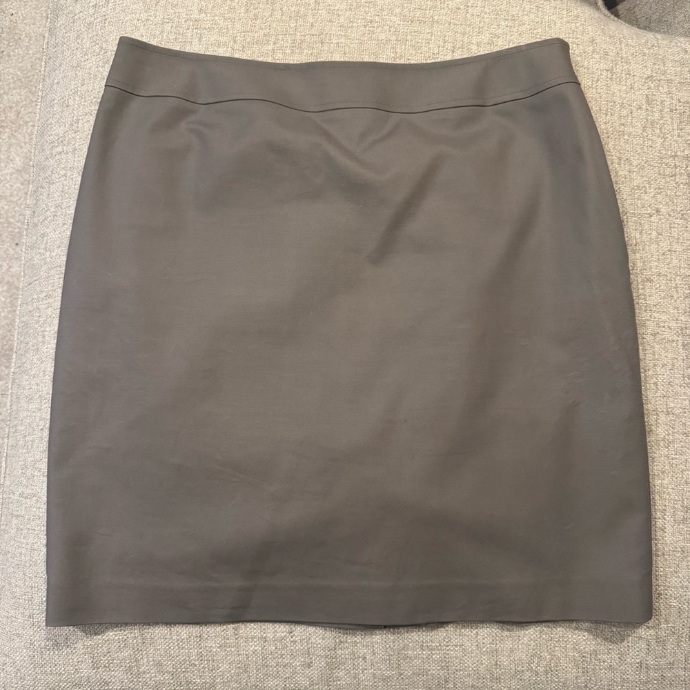 Halogen - Nordstrom - Cotton Stretch - Pencil Skirt - Mushroom - Size 14
